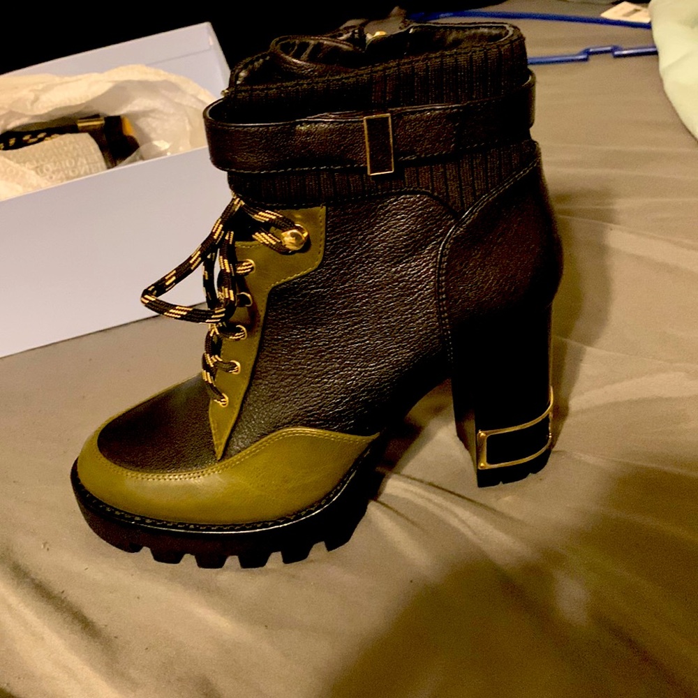Tied up boot